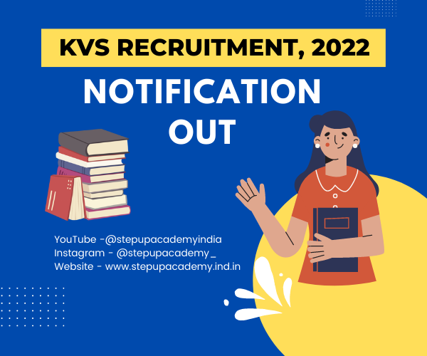 KVS Recruitment 2022: Latest Notification